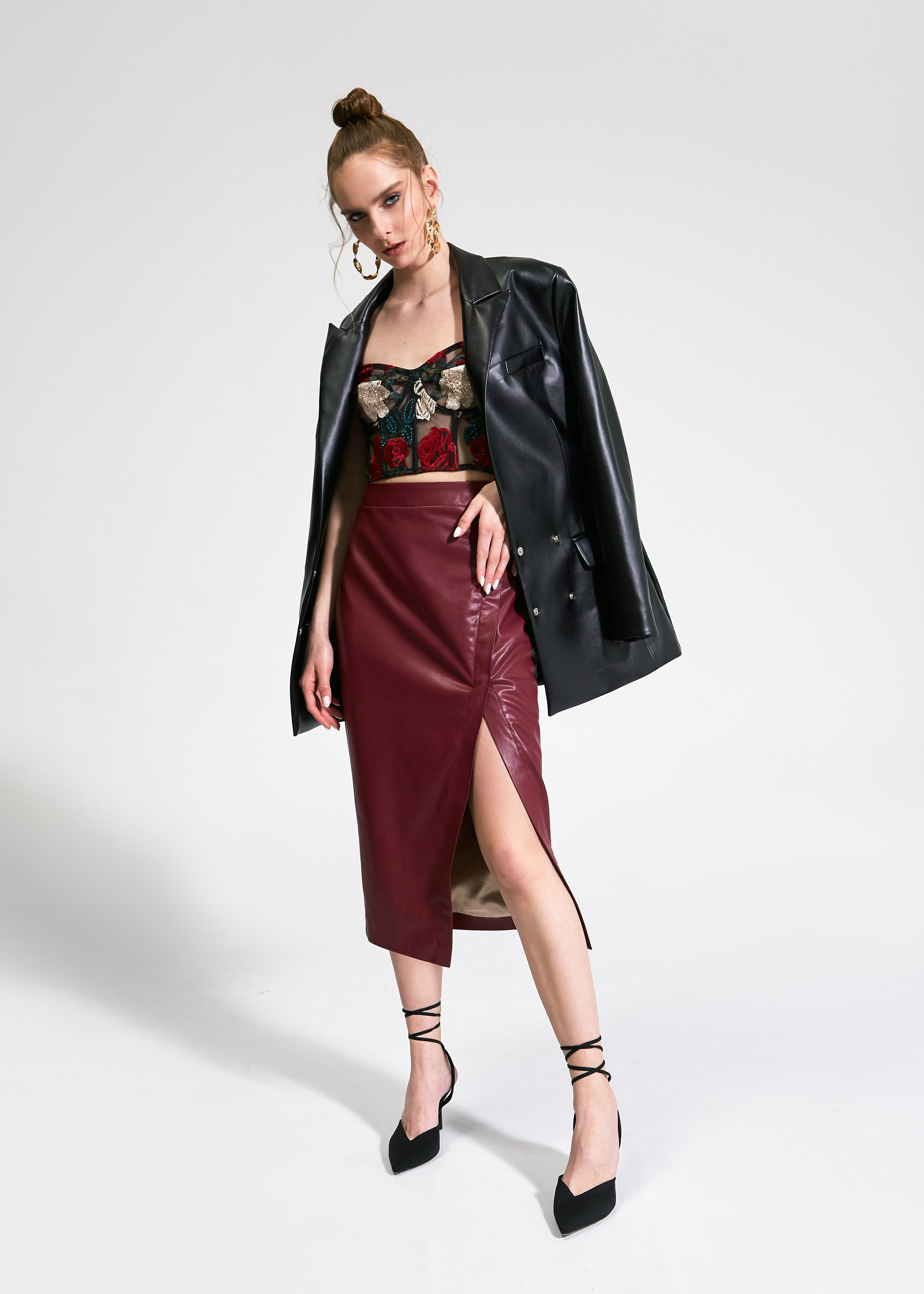 Embroidered Floral Mesh Corset Top Belle Corset Bustier Corset Etsy