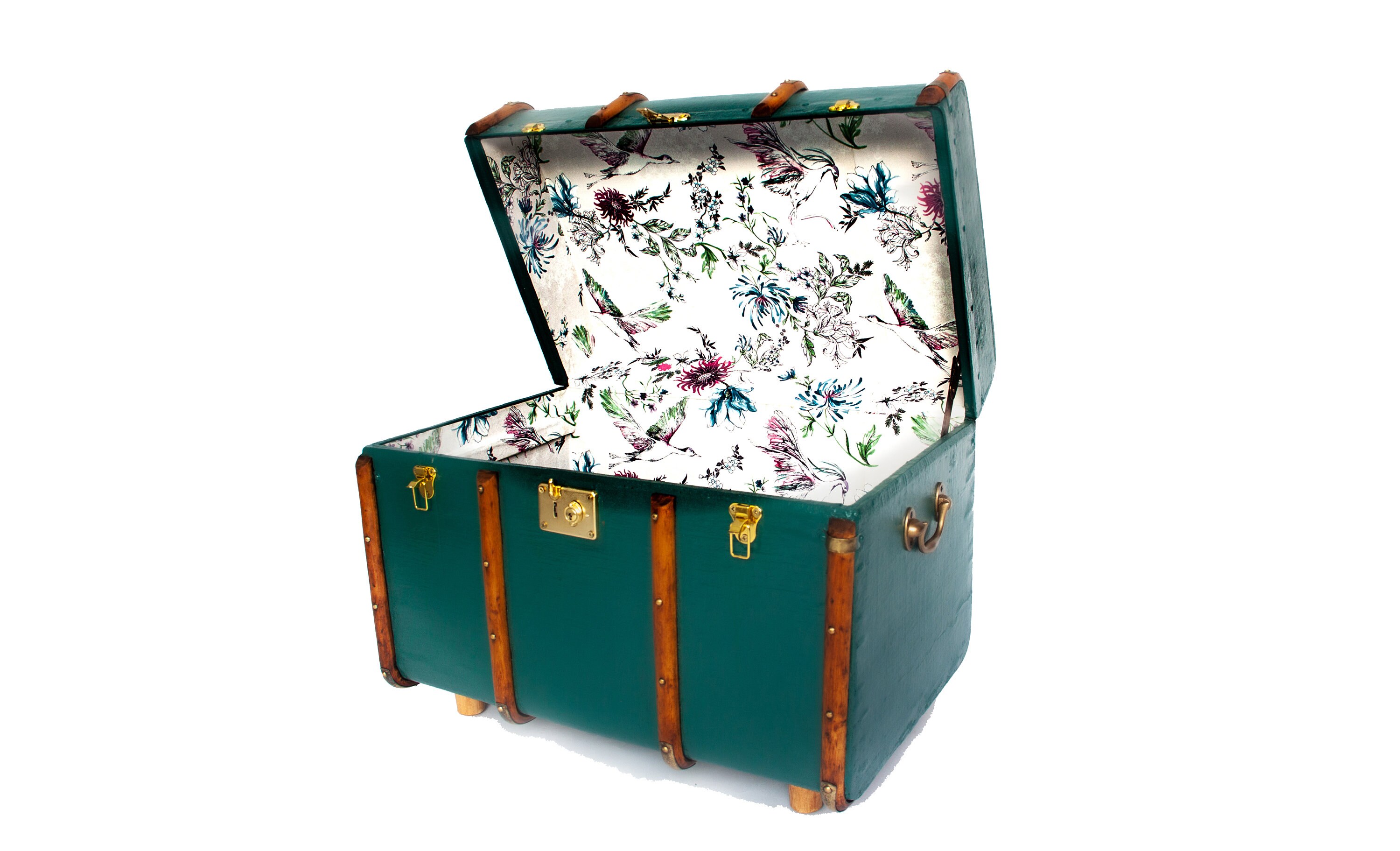 Coffee Table Trunk Storage Travel Trunk Coffee Table Home Etsy UK