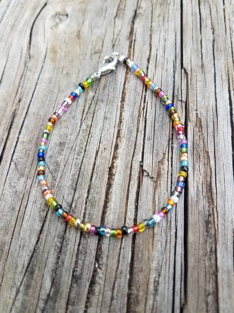 Kids Anklet Girls Ankle Bracelet Name Bracelet Kids Etsy