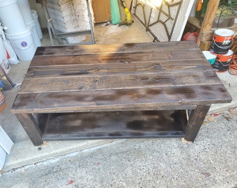 Farmhouse Coffee Table Etsy