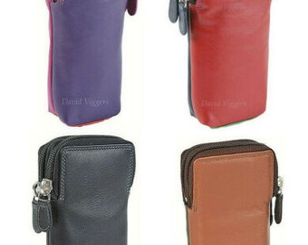 Soft Leather Double Glasses Case 7-157