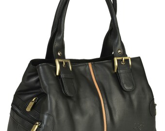 small leather grab bolsa