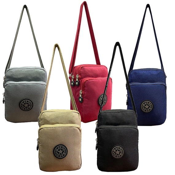 Lightweight Waterproof Crossbody Bag, Nylon Sling Shoulder Bag