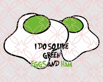 Green Eggs And Ham Svg Etsy