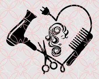 Hair Salon Svg Etsy