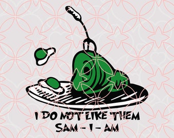 Green Eggs And Ham Svg Etsy