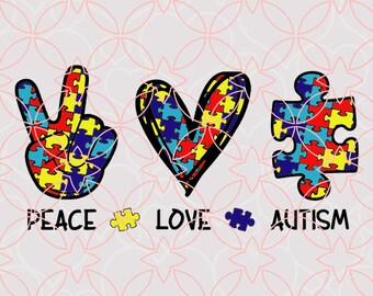Download Autism Love Svg Etsy PSD Mockup Templates