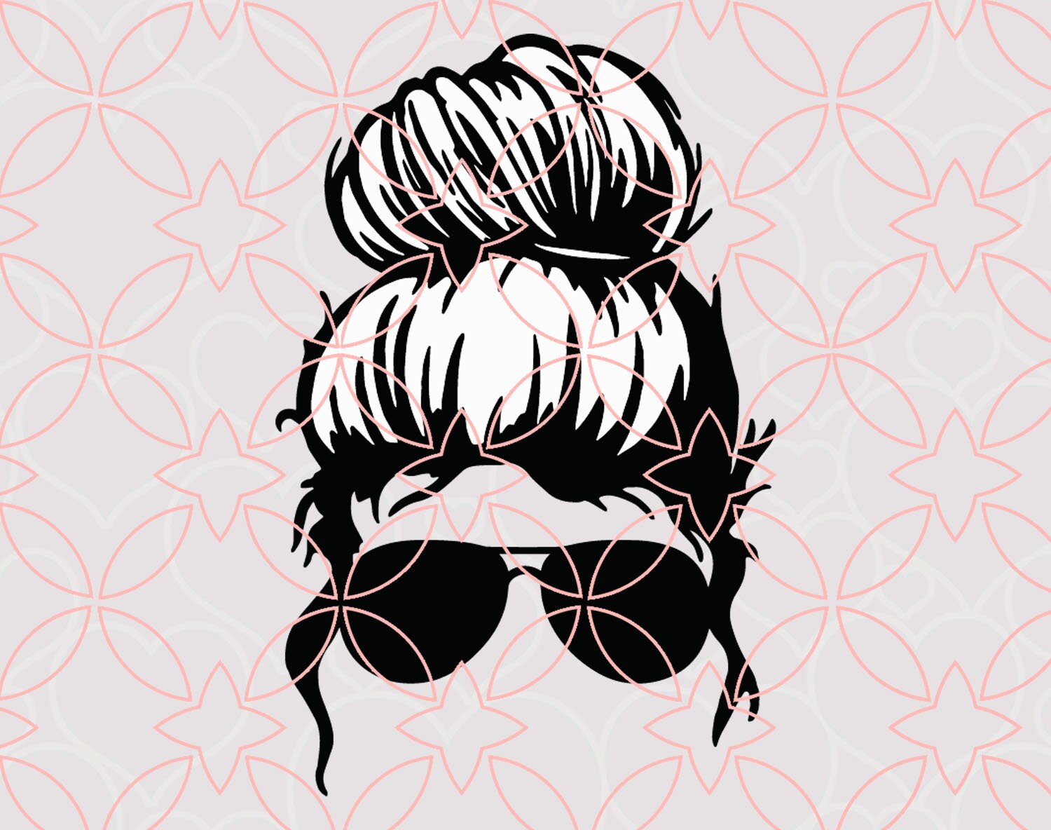 Messy Bun With Sunglasses Svg Mom Life Svg Momlife Svg Png Dxf My Xxx Hot Girl