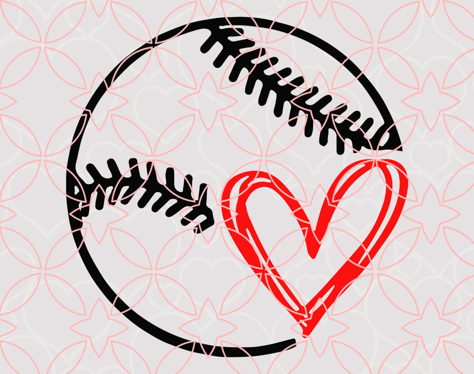 Baseball Love Svg Valentine Day Svg Baseball Svg Png Dxf and - Etsy