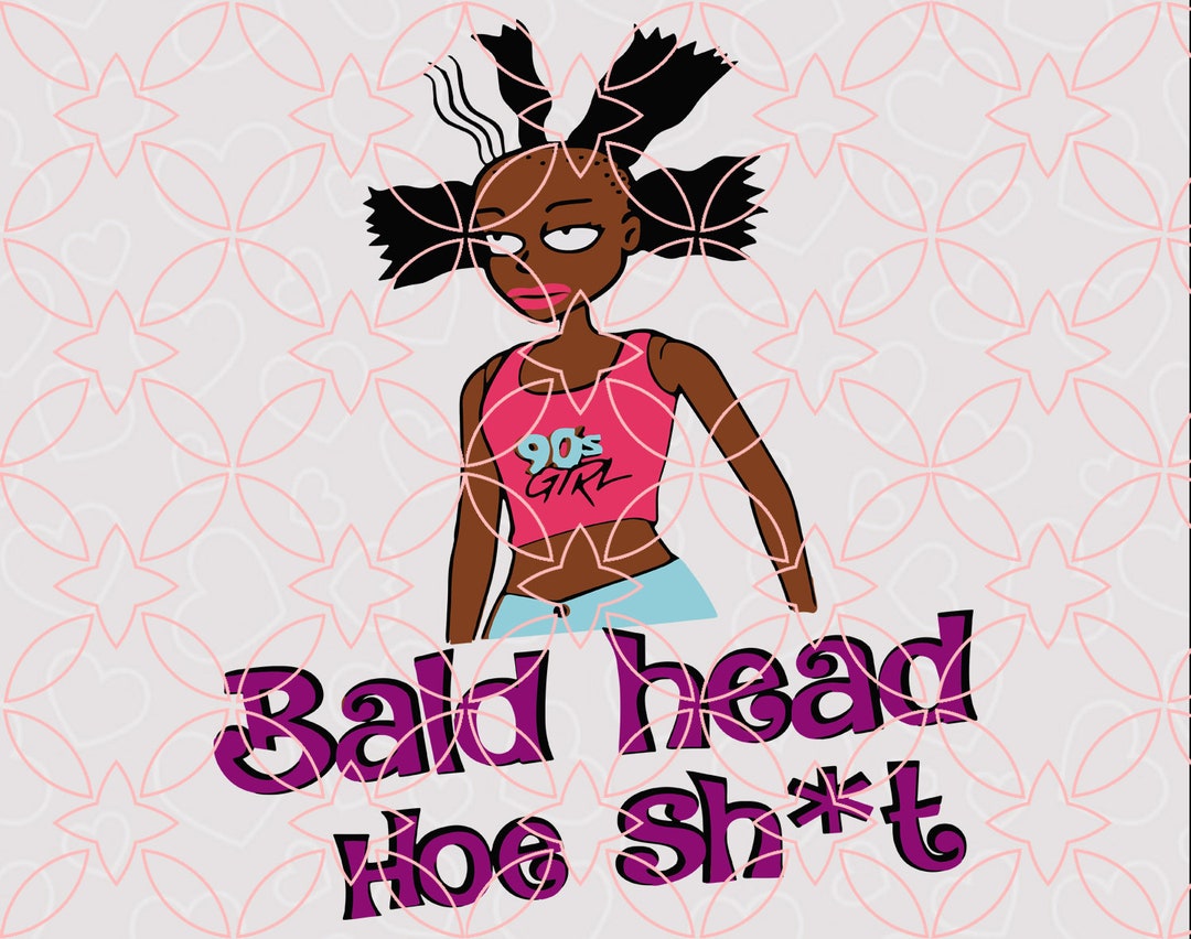 Bald Headed Hoe Svg Bald Head Svg Png Dxf and Pdf Files - Etsy