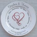 25th Wedding Anniversary Plate - View #11