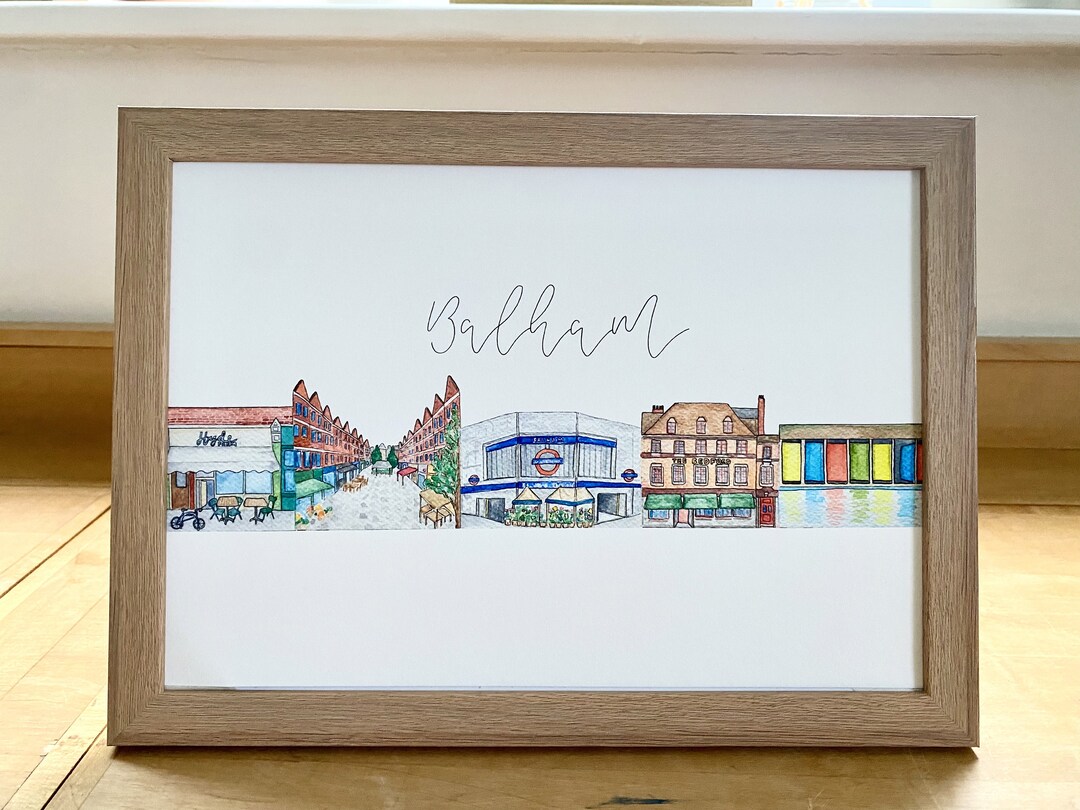 Balham Townscape Print - Etsy