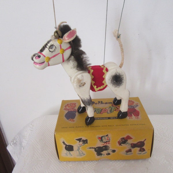 PELHAM PUPPET - Muffin the Mule, boxed. In excellent condition.