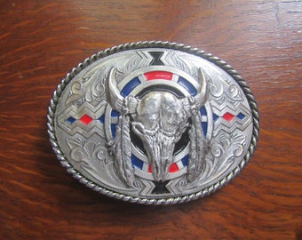 Vintage Ivan Metal Belt Buckle Ivan Metal Belt Buckle South Western Style | eBay main image 2