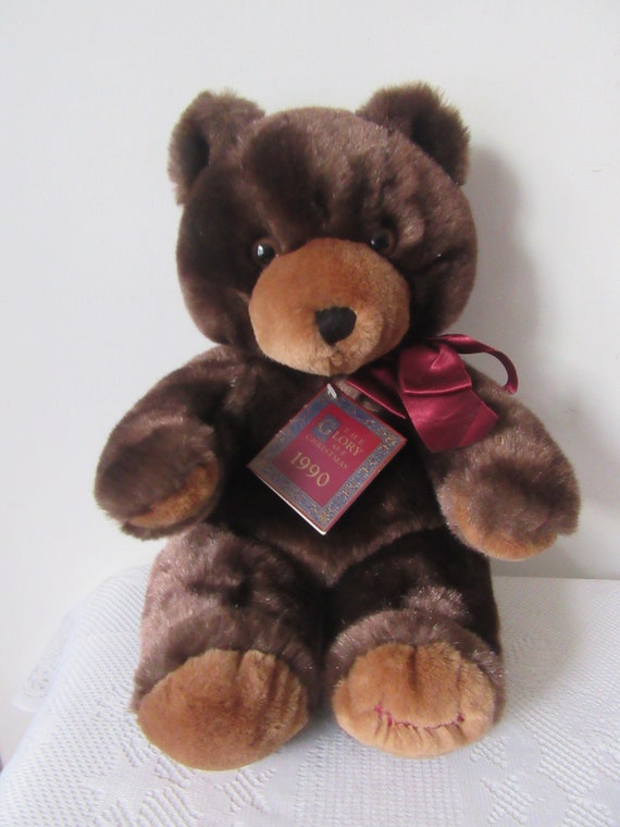 Vintage 1990 Harrods Christmas Teddy Bear – 