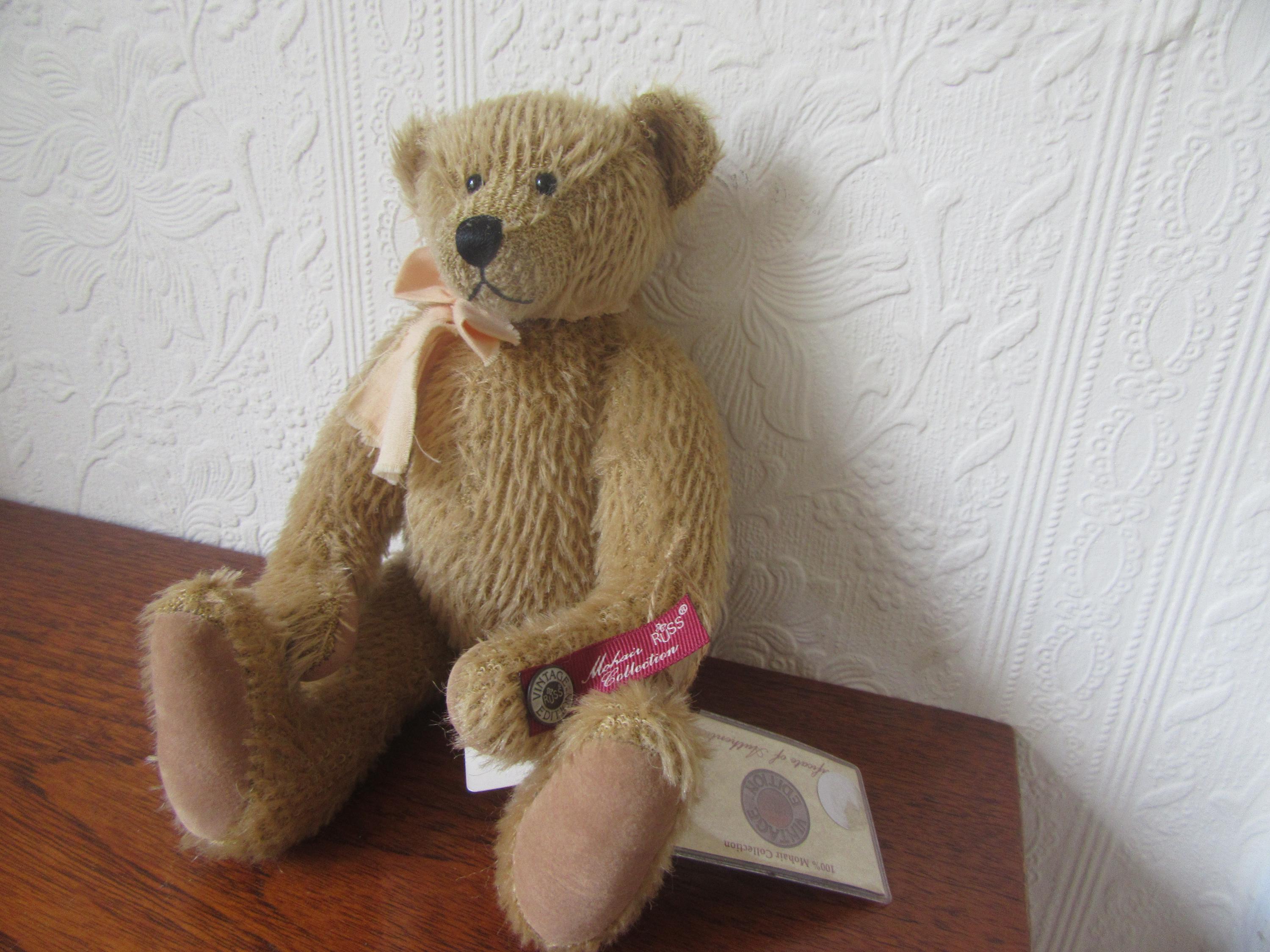 Russ Mohair Bear - Etsy