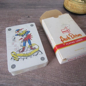 Vintage Park Drive Zigaretten Spielkarten Werbepackung (VERSICHERT) Made in Belgium von Carta Mundi 1970er Jahre