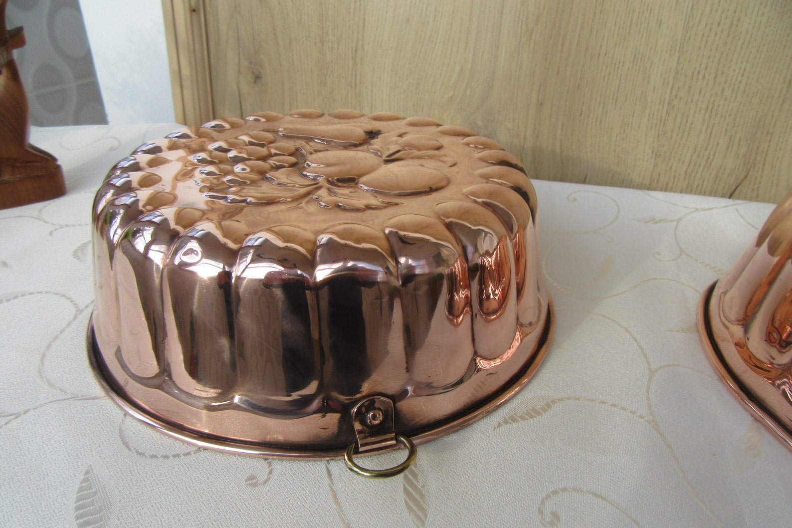 A Matching Pair Vintage Copper Jelly Molds / Jello Molds / Etsy