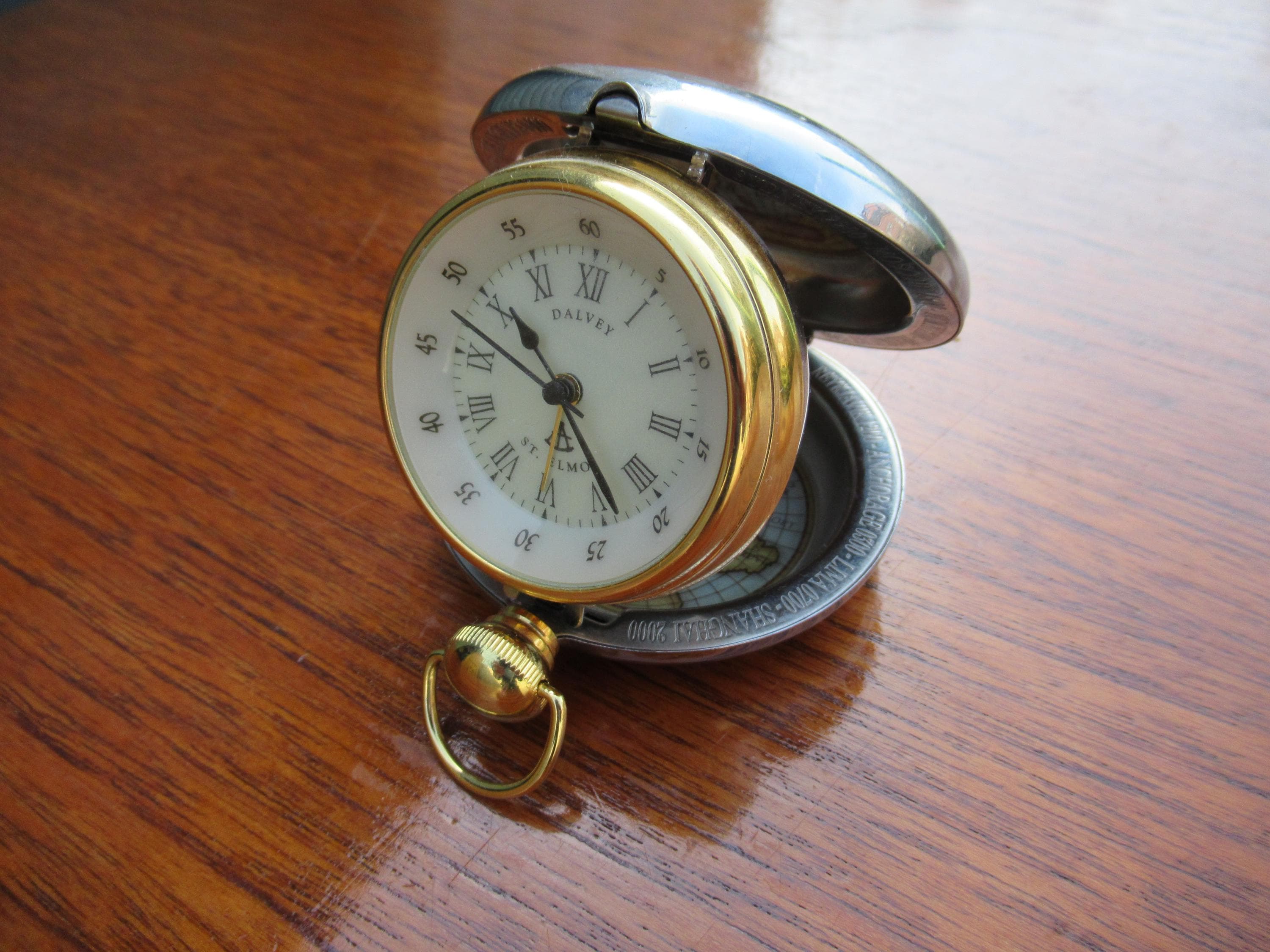 DALVEY VOYAGER 置き時計 スコットランド製 美品✨ Dalvey Voyager Clock, Vintage Nautical Clock, Pocket Watch Style