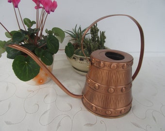 Vintage  Copper Watering Can..Ideal for watering cacti,succulents and other indoor plants.Balcony,patio, - interior decoration.