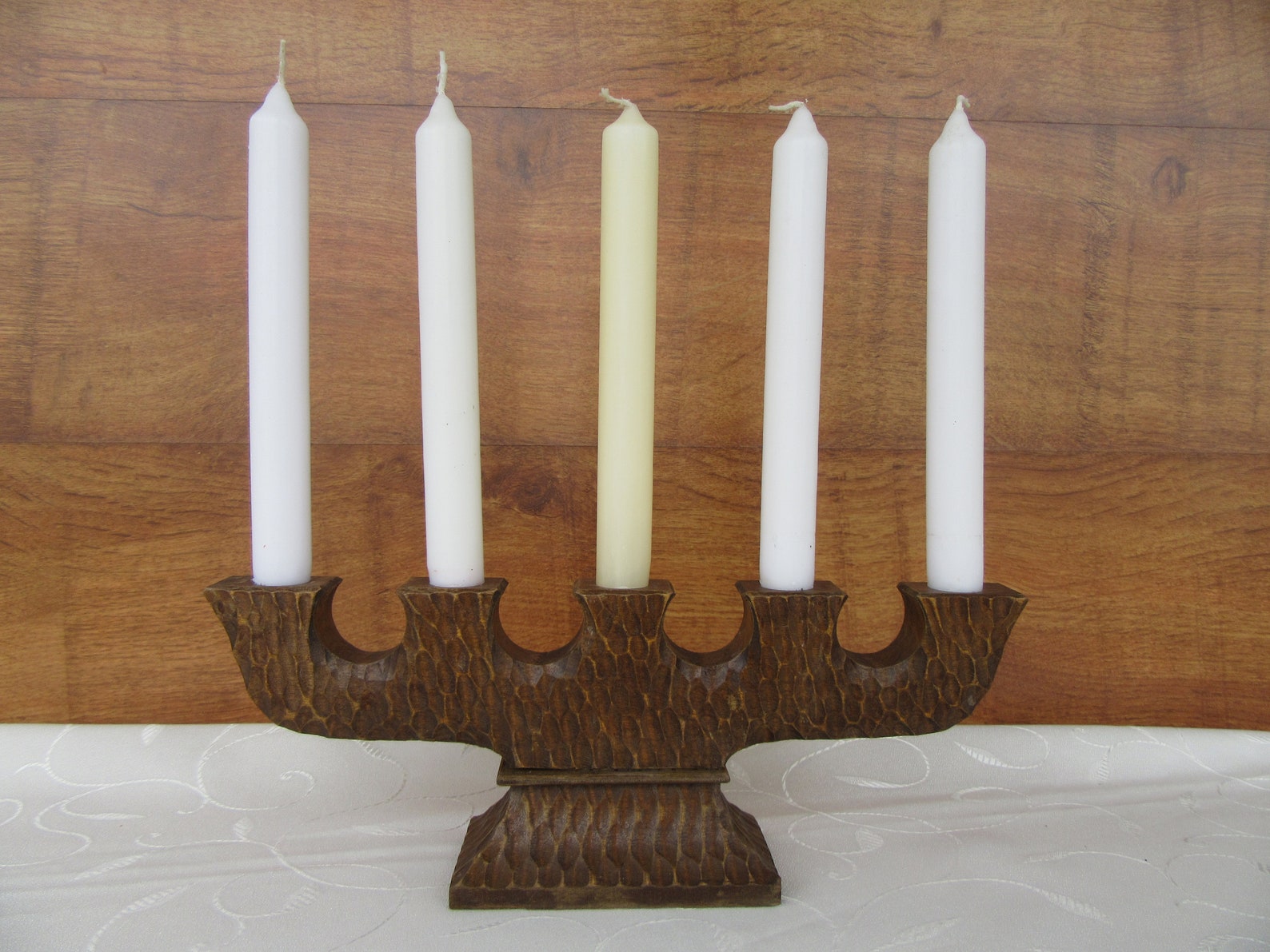 Swedish Hand Carved Advent Candle HolderScandinavian Folk Art Etsy