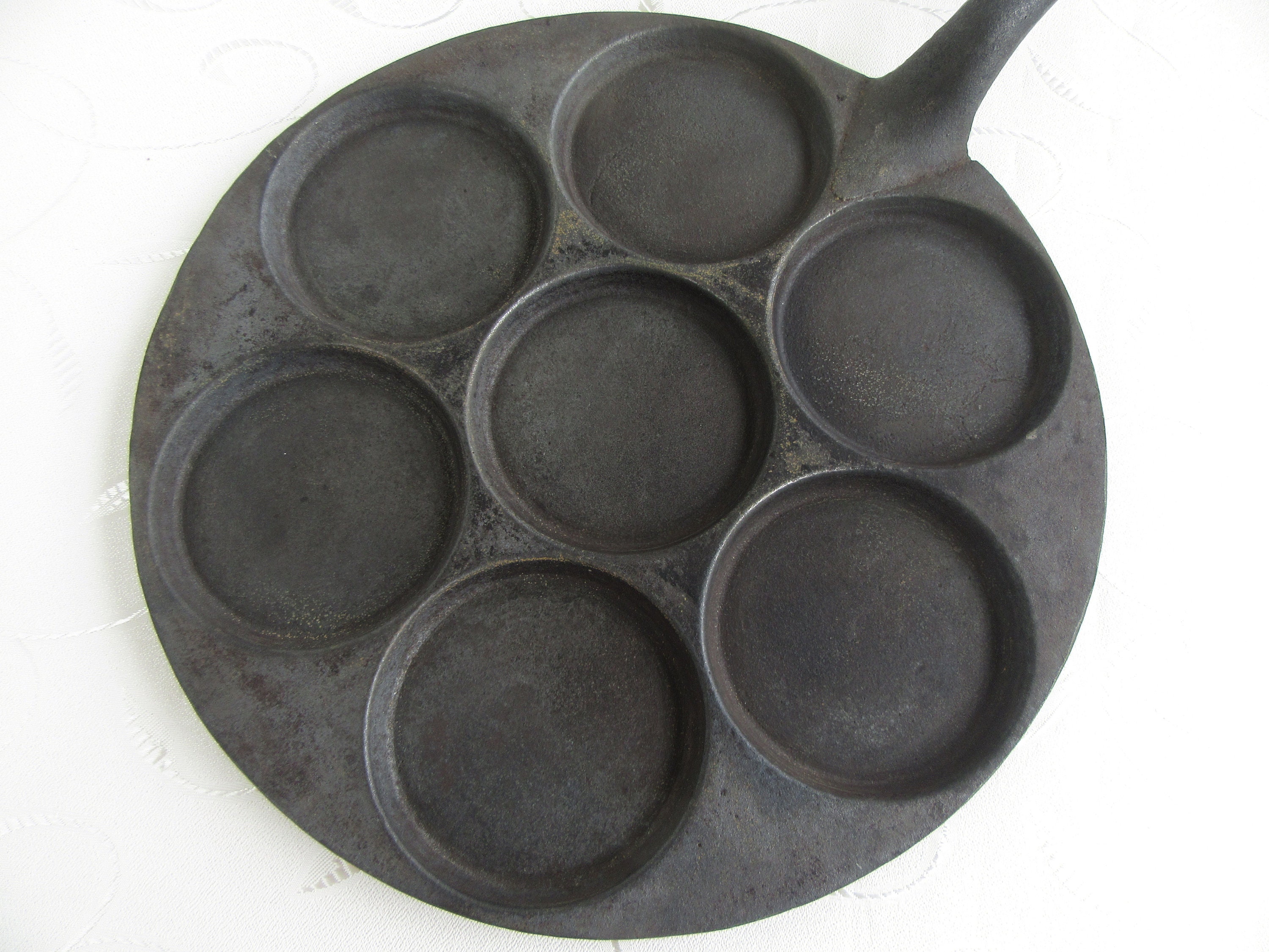 Vintage Cast Iron Swedish Plett Pan Panqueque Escandinavo Etsy