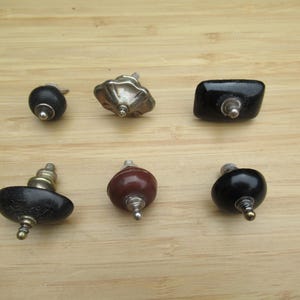 Vintage Tea Pot Finial – Silver Plated & Bakelite Knobs