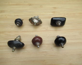 Remate de tetera vintage: botones de baquelita y baño de plata