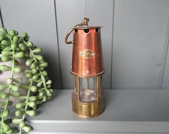 Aberaman Colliery Miners Lamp Reproduction, Welsh Paraffin Lamp