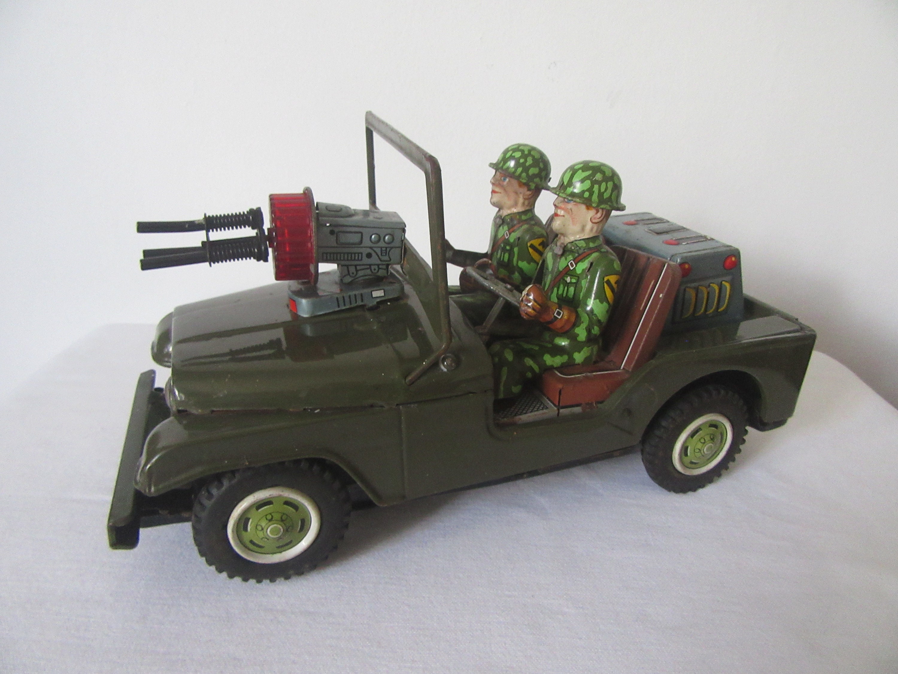 Japan Tin Toy Jeep - Etsy Japan Tin Toy Jeep - Etsy