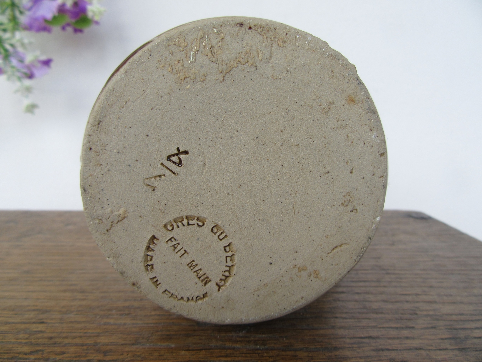 French Gres De Berry Fait Mainstoneware Pottery Jug / Etsy