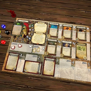 Descent Journeys in The Dark 2nd Edition Printable A4 Player Mat - Digital Download Only
