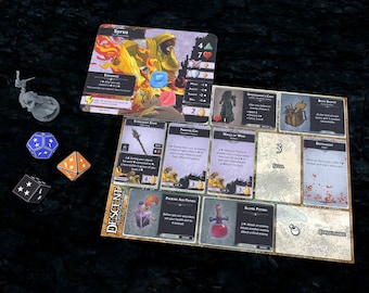 Descent Legends of the Dark Printable A4 Player Mat - Digital Download Only