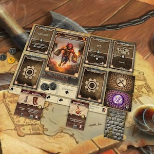 Jaws of the Lion Printable A4 Player Mat Gloomhaven Playmat  - Digital Download Only