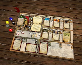 Descent Journeys in The Dark 2nd Edition Printable A4 Player Mat - Digital Download Only