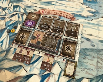 Frosthaven Printable A4 Player Mat & Wallpaper - Digital Download Only