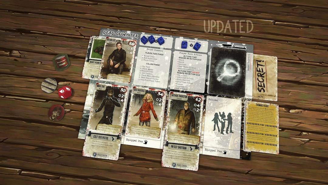 dead of winter card sleeves Amazon.com: Mayday Games Dead of Winter Game Accessory- Standard Card Sleeve  Bundle : Toys & Games main image 0