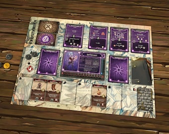 Frosthaven Printable A3 Player Mat Gloomhaven Playmat  - Digital Download Only