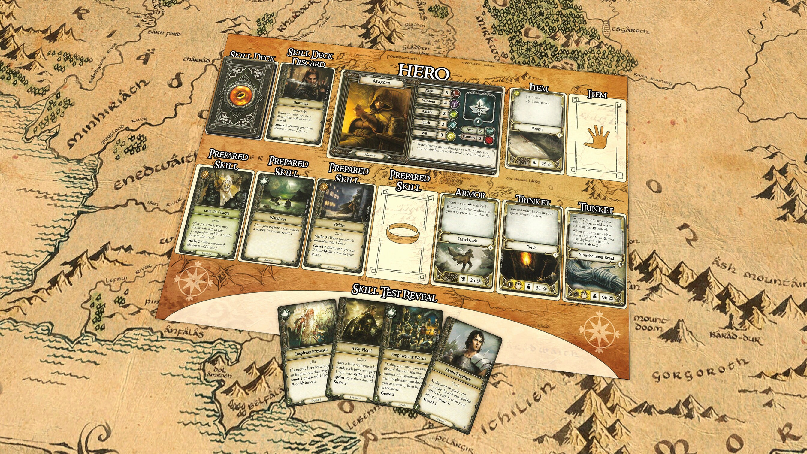 Lord of the Rings Journeys in Middle Earth Printable A4 Player Etsy