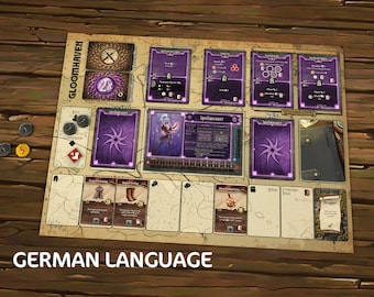 Gloomhaven Printable A3 Player Mat Playmat - GERMAN EDITION - Digital Download Only