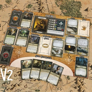 Lord of the Rings Journeys in Middle Earth Imprimable A4 Player Mat - Téléchargement numérique uniquement