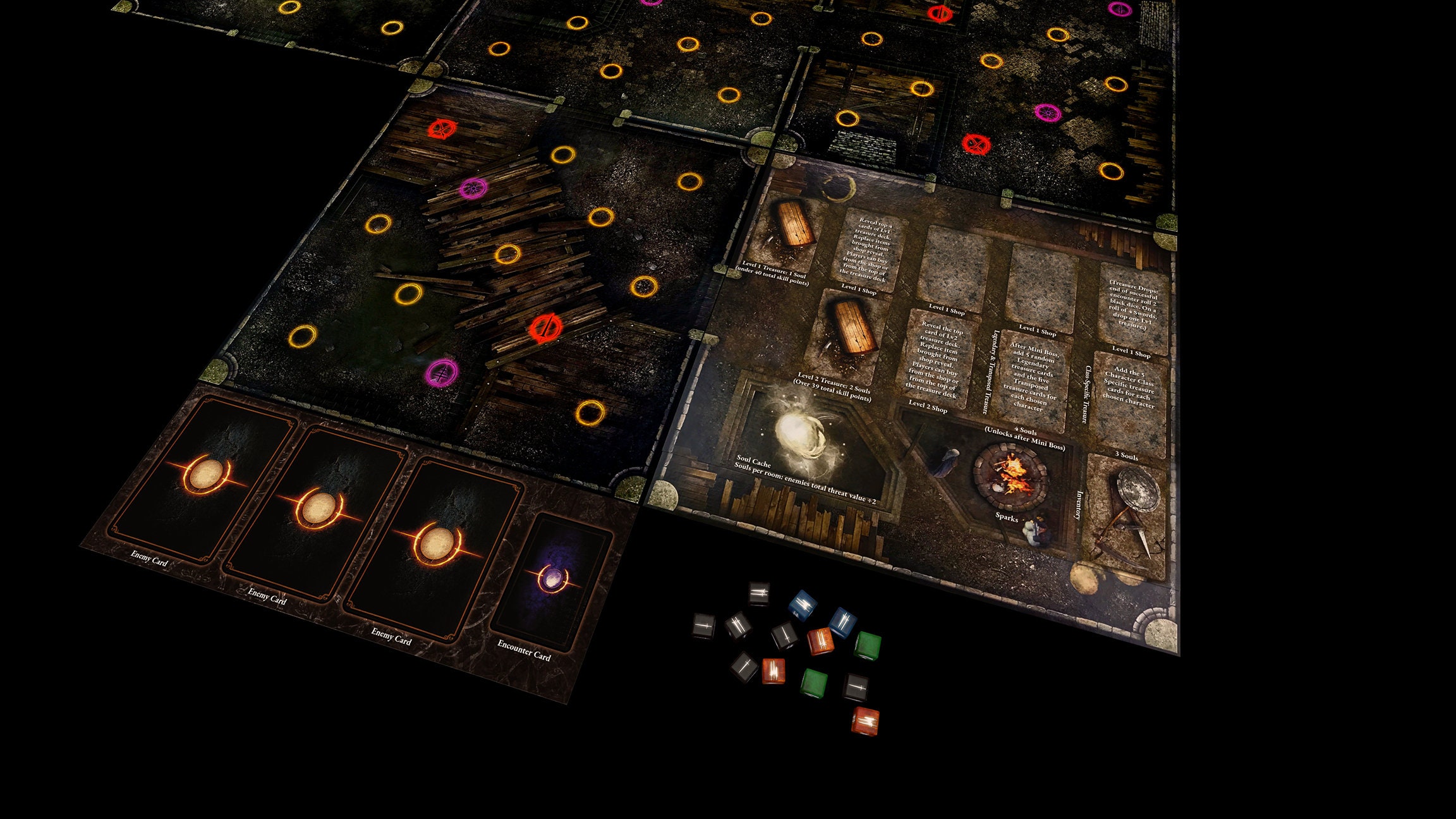 Dark Souls House Rules Upgrade Printable A4/ALS Player Mat Digital