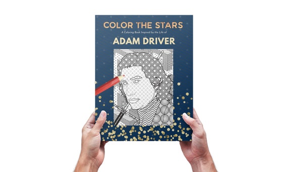 Download Adam Driver Inspired Coloring Book Etsy