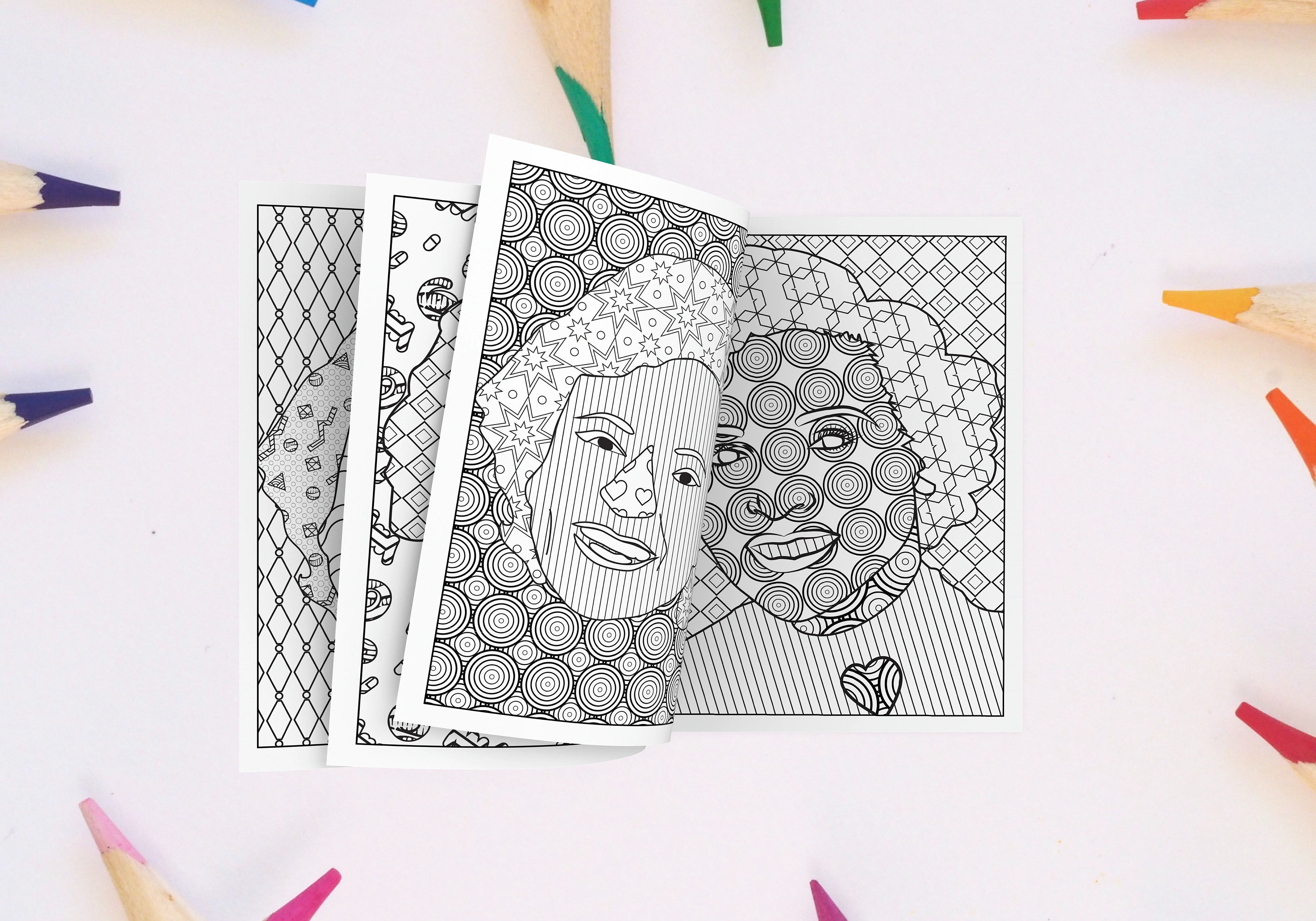 Betty White Inspired Coloring Book | Etsy