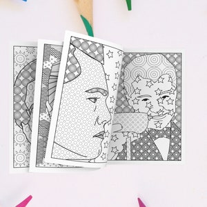 Download Leonardo Dicaprio Inspired Coloring Book Etsy