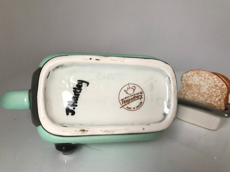 The Teapottery SIGNED Tea Toaster Teapot Collectable, Rare Etsy