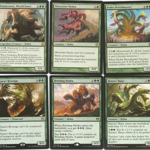 Énorme pont Hydra - Polukranos - Mistcutter - Magic Gathering - MTG - 60 cartes RTP très amusant prêt à jouer Deck