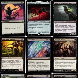 Dragon Infect-100 Card Deck-MTG-Magic the Gathering-Commander-Mythic-Skithiryx Klaar om te spelen