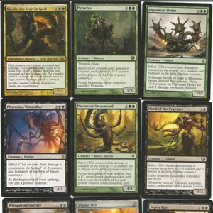 EDH Infect Deck - Golgari MTG Magic the Gathering Commander Ready to Play 100 Cards