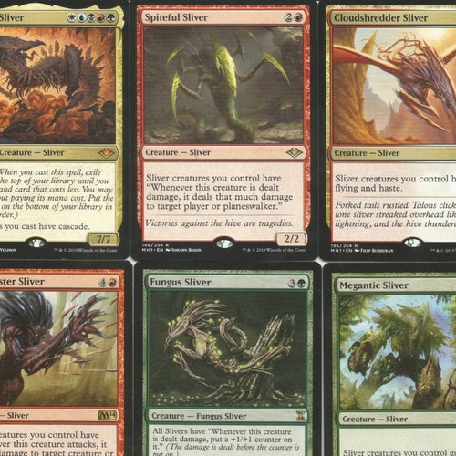 Sliver Deck Very Powerful MTG Magic the Gathering Ready Etsy